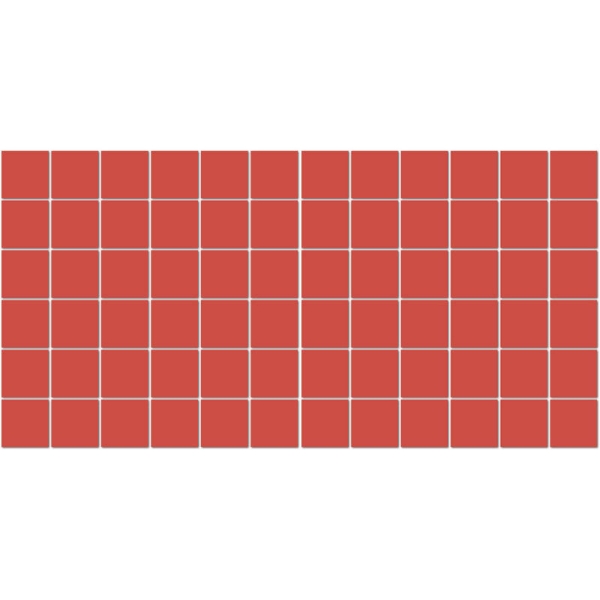 Picture of American Olean - Unglazed ColorBody Mosaic 2 x 2 Red