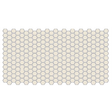 Picture of American Olean - Unglazed ColorBody Mosaic Hexagon 1 x 1 Almond