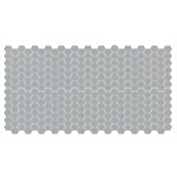 Picture of American Olean - Unglazed ColorBody Mosaic Hexagon 1 x 1 Light Smoke