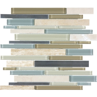 Picture of Tesoro - Stainless Mosaic Sea Coast