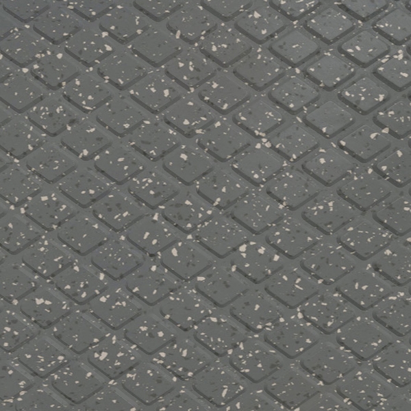 Picture of Flexco - Diamond Landing Tile SpexTones Medium Gray Graphite Seashell