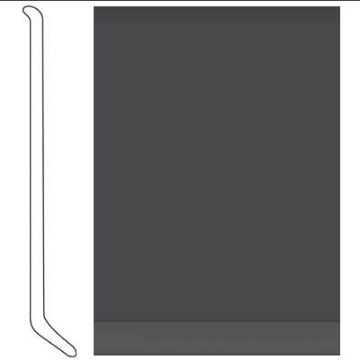 Picture of Johnsonite - Baseworks ThermoSet 4 1/2 with Toe Wall Base Charcoal