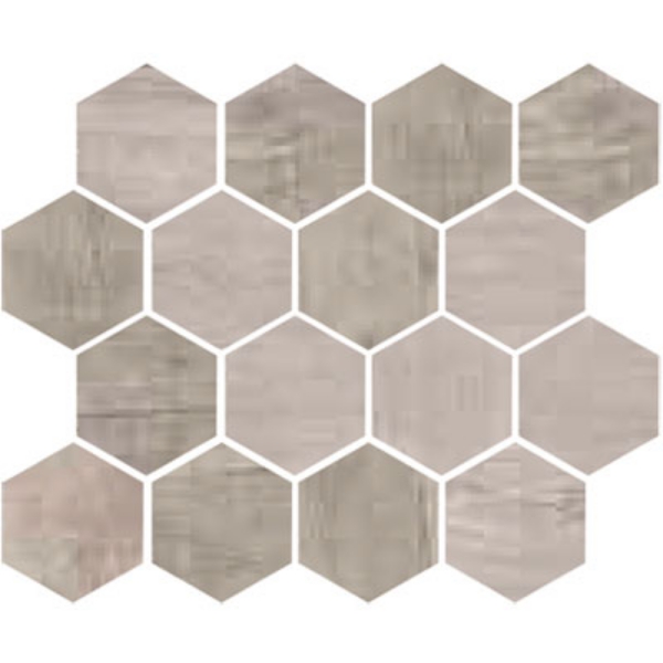 Picture of Isla Tile - Gems Hexagon Mosaic Bianco