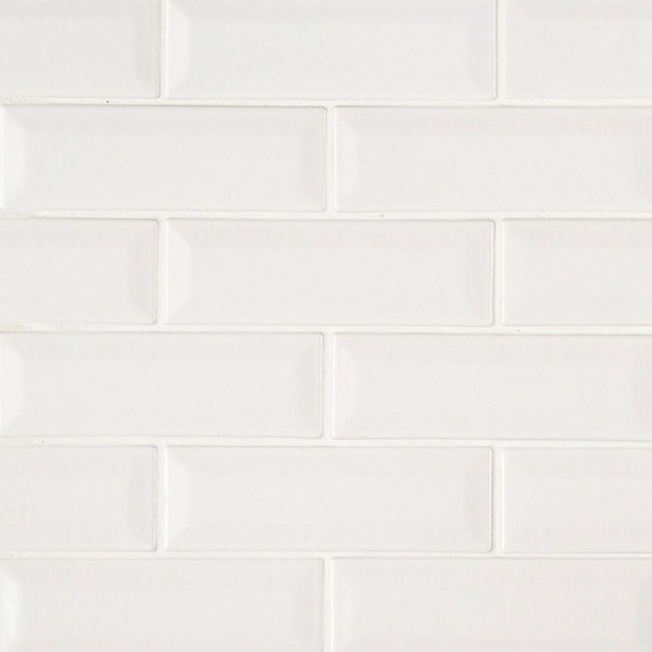 Picture of MS International - Highland Park Mosaic 2 x 6 Whisper White