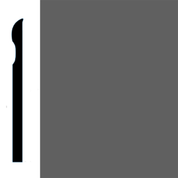 Picture of VPI Corp. - Low Dirt Retention Wallbase LDR2 4-inch Charcoal