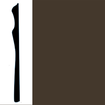 Picture of VPI Corp. - Low Dirt Retention Wallbase LDR3 4 1/2-inch Burnt Umber