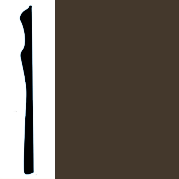 Picture of VPI Corp. - Low Dirt Retention Wallbase LDR3 4 1/2-inch Burnt Umber