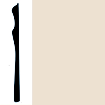 Picture of VPI Corp. - Low Dirt Retention Wallbase LDR3 6-inch Papyrus