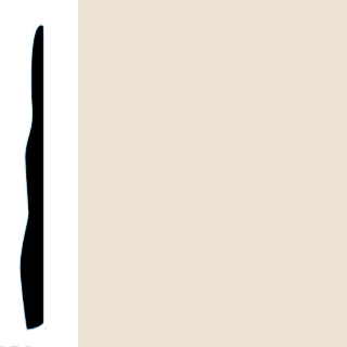 Picture of VPI Corp. - Low Dirt Retention Wallbase LDR4 4 1/2-inch Papyrus