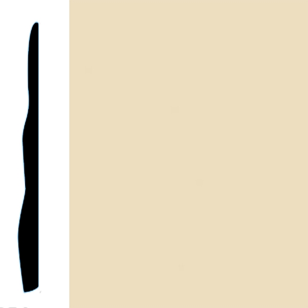 Picture of VPI Corp. - Low Dirt Retention Wallbase LDR4 5 1/2-inch Eggshell