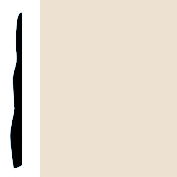 Picture of VPI Corp. - Low Dirt Retention Wallbase LDR4 5 1/2-inch Papyrus