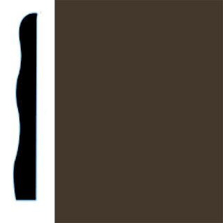 Picture of VPI Corp. - Low Dirt Retention Wallbase LDR5 3 1/2-inch Burnt Umber