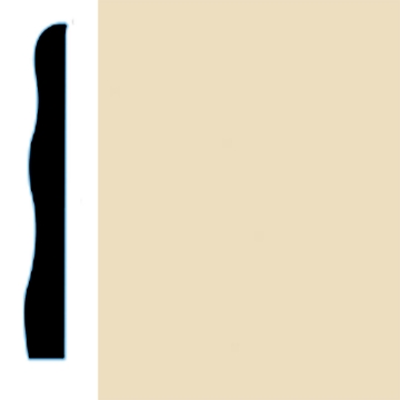 Picture of VPI Corp. - Low Dirt Retention Wallbase LDR5 3 1/2-inch Eggshell