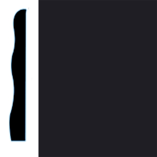 Picture of VPI Corp. - Low Dirt Retention Wallbase LDR5 3 1/2-inch Jet