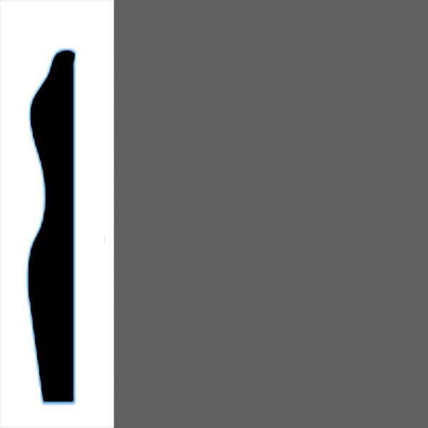 Picture of VPI Corp. - Low Dirt Retention Wallbase LDR6 3-inch Charcoal