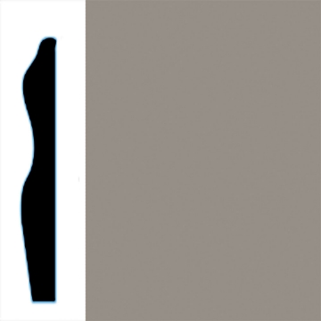 Picture of VPI Corp. - Low Dirt Retention Wallbase LDR6 3-inch Sandstone