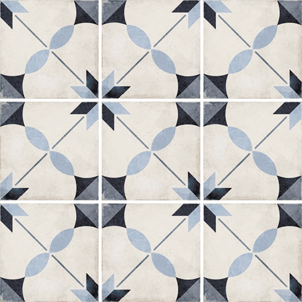 Picture of Equipe - Art Nouveau Decor Arcade Blue