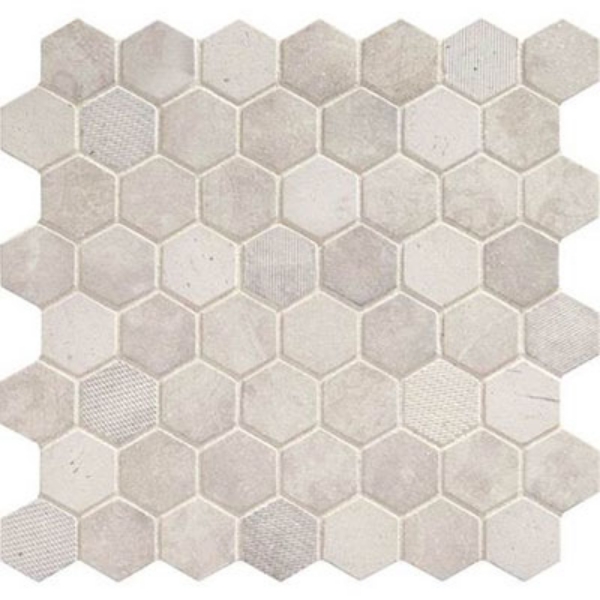 Picture of Daltile - Vintage Hex Wisdom White