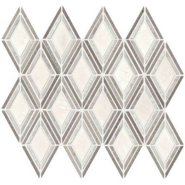 Picture of Daltile - Stone Decorative Accents Argyle Mosaic Blend Gray