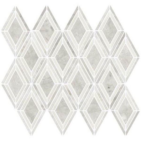 Picture of Daltile - Stone Decorative Accents Argyle Mosaic Blend White
