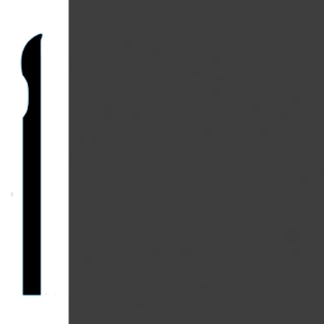 Picture of VPI Corp. - Low Dirt Retention Wallbase LDR2 4-inch Graphite