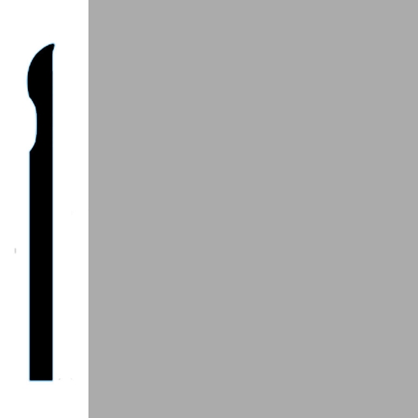 Picture of VPI Corp. - Low Dirt Retention Wallbase LDR2 4-inch London Gray