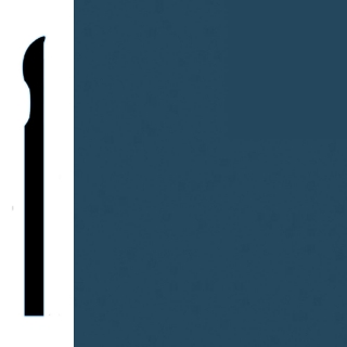 Picture of VPI Corp. - Low Dirt Retention Wallbase LDR2 4-inch Moroccan Blue