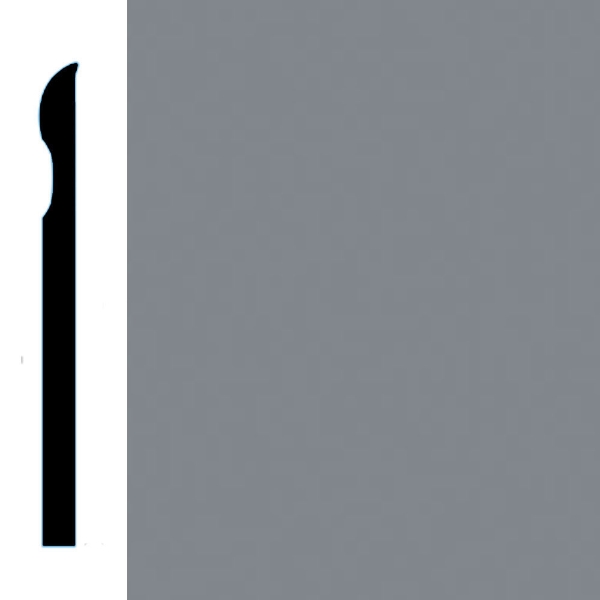 Picture of VPI Corp. - Low Dirt Retention Wallbase LDR2 4-inch Silver Sable