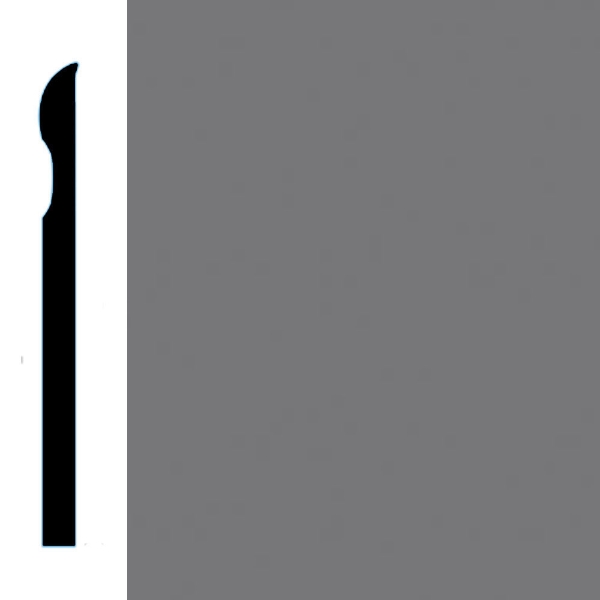 Picture of VPI Corp. - Low Dirt Retention Wallbase LDR2 4-inch Tudor Gray