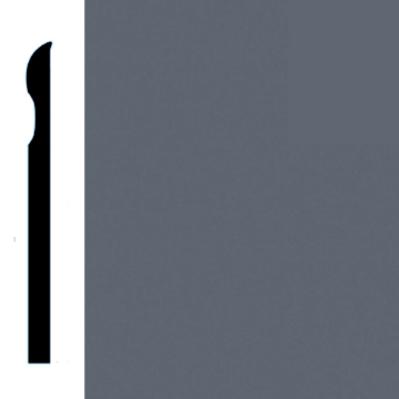 Picture of VPI Corp. - Low Dirt Retention Wallbase LDR2 4 1/2-inch Charcoal Slate