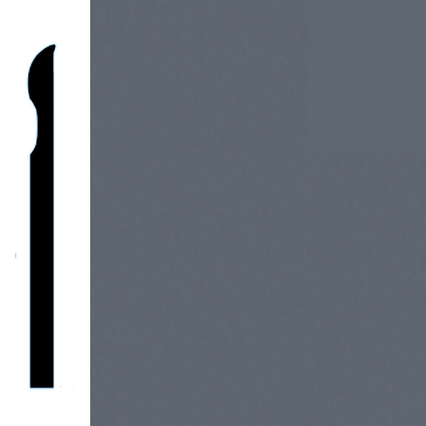 Picture of VPI Corp. - Low Dirt Retention Wallbase LDR2 4 1/2-inch Charcoal Slate