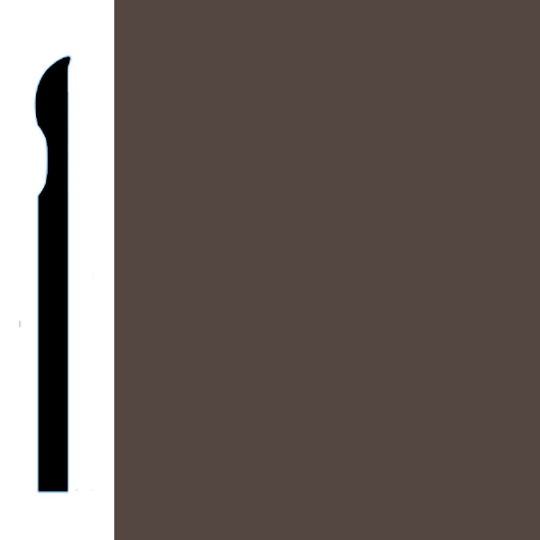 Picture of VPI Corp. - Low Dirt Retention Wallbase LDR2 6-inch Roasted Chestnut