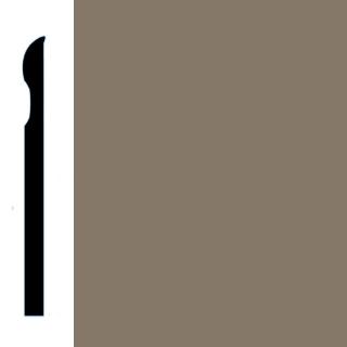 Picture of VPI Corp. - Low Dirt Retention Wallbase LDR2 6-inch Taupe