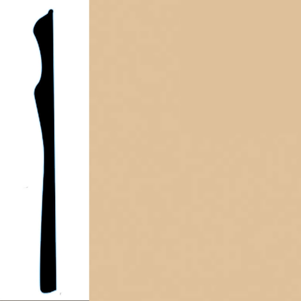 Picture of VPI Corp. - Low Dirt Retention Wallbase LDR3 4 1/2-inch Cafe Au Lait