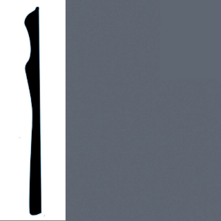 Picture of VPI Corp. - Low Dirt Retention Wallbase LDR3 4 1/2-inch Charcoal Slate