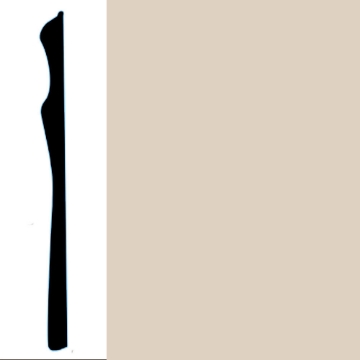 Picture of VPI Corp. - Low Dirt Retention Wallbase LDR3 4 1/2-inch Fawn