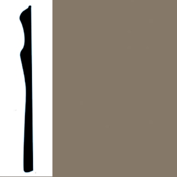 Picture of VPI Corp. - Low Dirt Retention Wallbase LDR3 4 1/2-inch Taupe