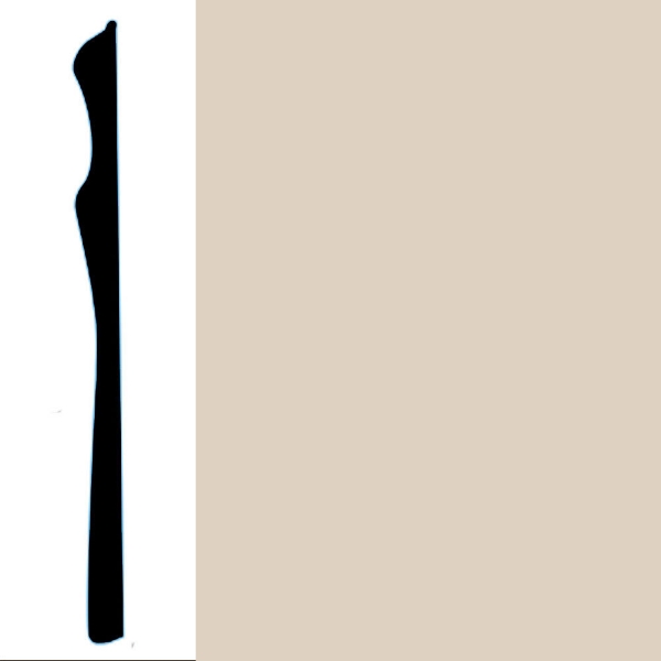 Picture of VPI Corp. - Low Dirt Retention Wallbase LDR3 6-inch Fawn