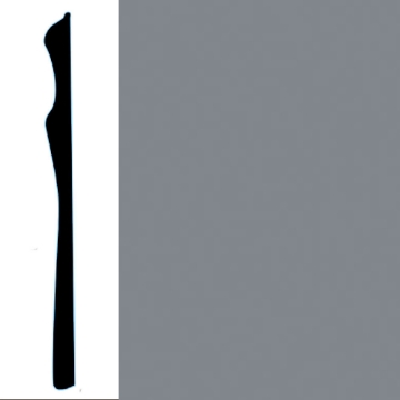 Picture of VPI Corp. - Low Dirt Retention Wallbase LDR3 6-inch Silver Sable