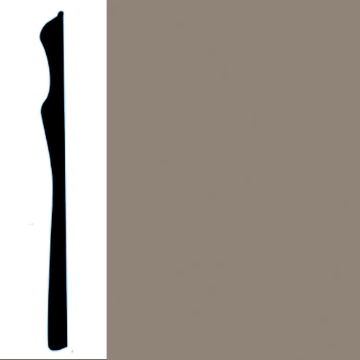 Picture of VPI Corp. - Low Dirt Retention Wallbase LDR3 6-inch Smoke