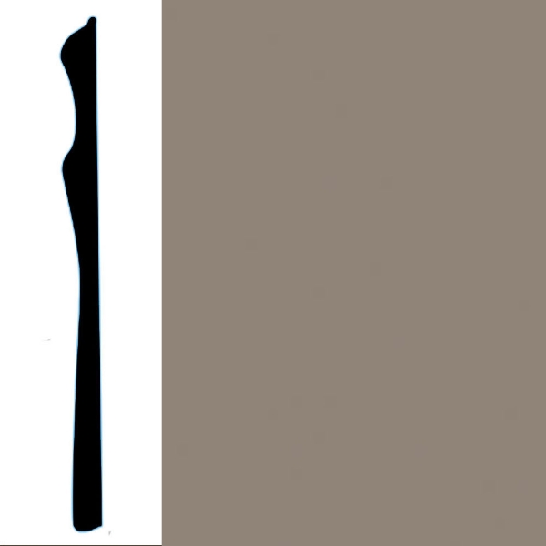 Picture of VPI Corp. - Low Dirt Retention Wallbase LDR3 6-inch Smoke