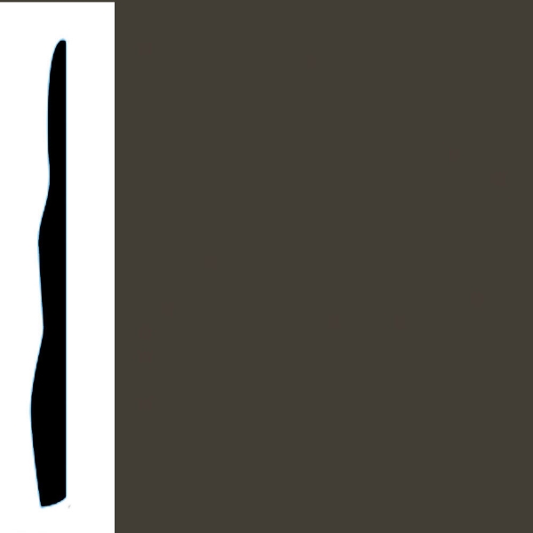 Picture of VPI Corp. - Low Dirt Retention Wallbase LDR4 4 1/2-inch Black Brown