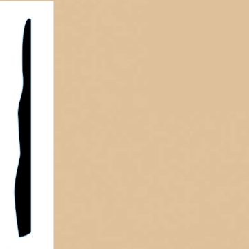 Picture of VPI Corp. - Low Dirt Retention Wallbase LDR4 4 1/2-inch Cafe Au Lait