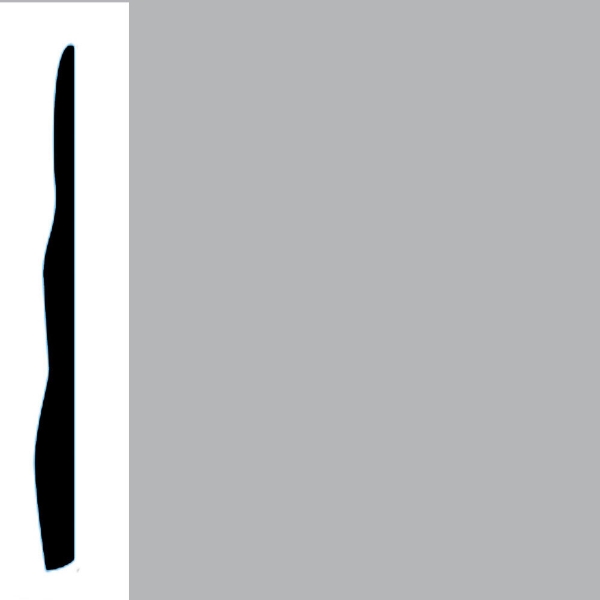 Picture of VPI Corp. - Low Dirt Retention Wallbase LDR4 4 1/2-inch Dove Grey