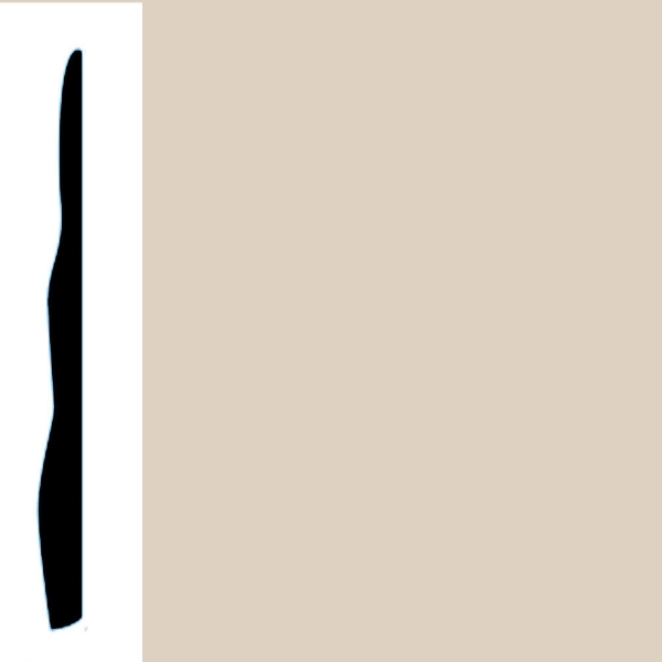 Picture of VPI Corp. - Low Dirt Retention Wallbase LDR4 4 1/2-inch Fawn