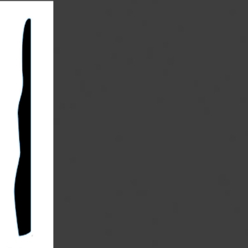 Picture of VPI Corp. - Low Dirt Retention Wallbase LDR4 4 1/2-inch Graphite