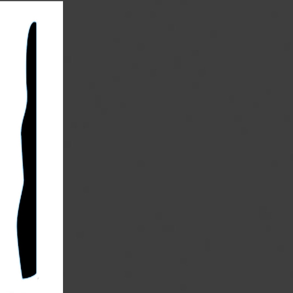 Picture of VPI Corp. - Low Dirt Retention Wallbase LDR4 4 1/2-inch Graphite