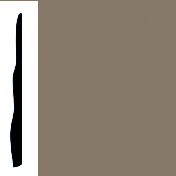 Picture of VPI Corp. - Low Dirt Retention Wallbase LDR4 4 1/2-inch Taupe