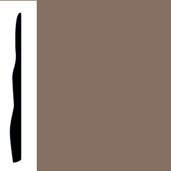 Picture of VPI Corp. - Low Dirt Retention Wallbase LDR4 4 1/2-inch Toast