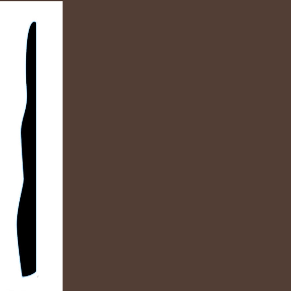 Picture of VPI Corp. - Low Dirt Retention Wallbase LDR4 5 1/2-inch Cappuccino